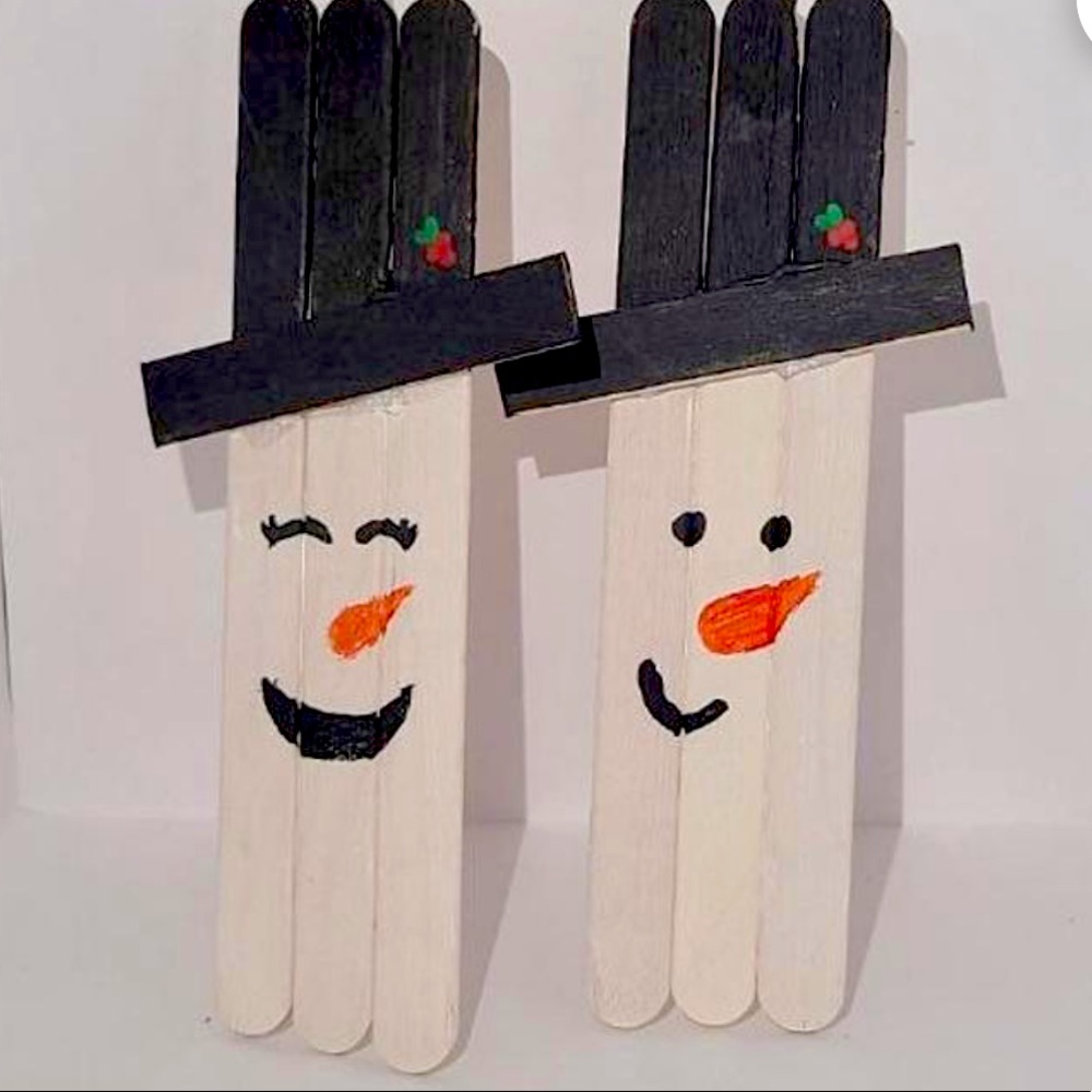 Christmas Rustic Snowman Ornament